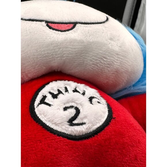 Plush Aurora 2021 Reversible Thing 1 2 Dr. Seuss Cat in Hat 9” Stuffed Animal - Picture 10 of 13